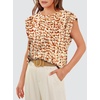 image:imageWIHOLL Cap Sleeve Tops for Women Summer Top Basic Tee Shirts Business Casual Tank Loose Fit 2026 FashionZ  Floral 01
