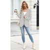 image:imageWIHOLL Cardigan Sweaters Fall Fashion Long Sleeve Shirts Casual03stripe