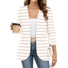 image:imageWIHOLL Cardigan Sweaters Fall Fashion Long Sleeve Shirts Casual04stripe