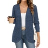 image:imageWIHOLL Cardigan Sweaters Fall Fashion Long Sleeve Shirts Casual05navy Blue