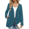 image:imageWIHOLL Cardigan Sweaters Fall Fashion Long Sleeve Shirts Casual07marine Blue