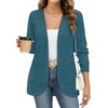 image:imageWIHOLL Cardigan Sweaters Fall Fashion Long Sleeve Shirts Casual07marine Blue