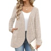 image:imageWIHOLL Cardigan Sweaters Fall Fashion Long Sleeve Shirts Casual10beige