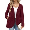 image:imageWIHOLL Cardigan Sweaters Fall Fashion Long Sleeve Shirts Casual11red