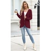 image:imageWIHOLL Cardigan Sweaters Fall Fashion Long Sleeve Shirts Casual11red