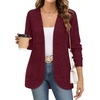image:imageWIHOLL Cardigan Sweaters Fall Fashion Long Sleeve Shirts Casual11red