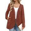image:imageWIHOLL Cardigan Sweaters Fall Fashion Long Sleeve Shirts Casual12caramel
