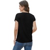 image:imageWIHOLL Short Sleeve Sweater for Women Summer Tops Crew Neck Fashion Clothing Tshirts Shirts Travel Outfits Dressy CasualBlack