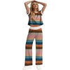 image:imageWIHOLL Two Piece Sets for Women Lounge Sets Plus Size Summer Outfits Cruise Resort Wear 2026 Beach Vacation Travel Matching Pants Sets Fashion Clothing Business Casual Office Cute Cropped T Shirts