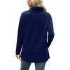 image:imageWIHOLL Womens Long Sleeve Tops Turtleneck Sweatshirt Fall Fashion 2024 Air Essentials Tunic TopsNavy Blue
