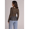 image:imageWIHOLL Womens Mesh Sheer Tops Sexy Crew Neck Summer Loose FIt Party Clubwear ShirtsA Leopard Print