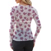 image:imageWIHOLL Womens Mesh Sheer Tops Sexy Crew Neck Summer Loose FIt Party Clubwear ShirtsA4 Floral
