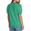 image:imageWIHOLL Womens Puff Short Sleeve Sweater 2026 Spring Summer Tops Trendy Business Causal Outfits Work Blouses ClothesLake Green