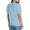 image:imageWIHOLL Womens Puff Short Sleeve Sweater 2026 Spring Summer Tops Trendy Business Causal Outfits Work Blouses ClothesSky Blue
