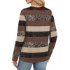 image:imageWIHOLL Womens Striped Long Sleeve Shirts Fall Outfits 2026 Color Block Tops Fashion Clothing Ribbed Crewneck Tee BlousesFborwn Striped