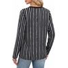 image:imageWIHOLL Womens Striped Long Sleeve Shirts Fall Outfits 2026 Color Block Tops Fashion Clothing Ribbed Crewneck Tee BlousesHblack Stripes