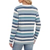 image:imageWIHOLL Womens Striped Long Sleeve Shirts Fall Outfits 2026 Color Block Tops Fashion Clothing Ribbed Crewneck Tee BlousesHblue Stripes