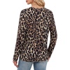 image:imageWIHOLL Womens Striped Long Sleeve Shirts Fall Outfits 2026 Color Block Tops Fashion Clothing Ribbed Crewneck Tee BlousesHleopard