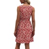 image:imageWIHOLL Womens Summer Dress 2026 ALine Sleeveless Casual Sundress with Pockets FloralSolid03red White