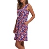 image:imageWIHOLL Womens Summer Dress 2026 ALine Sleeveless Casual Sundress with Pockets FloralSolidArtistic Multi Print