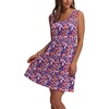 image:imageWIHOLL Womens Summer Dress 2026 ALine Sleeveless Casual Sundress with Pockets FloralSolidArtistic Multi Print
