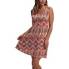 image:imageWIHOLL Womens Summer Dress 2026 ALine Sleeveless Casual Sundress with Pockets FloralSolidBoho Print