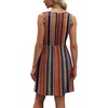 image:imageWIHOLL Womens Summer Dress 2026 ALine Sleeveless Casual Sundress with Pockets FloralSolidBrown Vertical Stripe