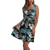image:imageWIHOLL Womens Summer Dress 2026 ALine Sleeveless Casual Sundress with Pockets FloralSolidFloral03