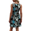 image:imageWIHOLL Womens Summer Dress 2026 ALine Sleeveless Casual Sundress with Pockets FloralSolidFloral03