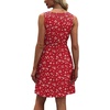 image:imageWIHOLL Womens Summer Dress 2026 ALine Sleeveless Casual Sundress with Pockets FloralSolidFloral04