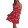 image:imageWIHOLL Womens Summer Dress 2026 ALine Sleeveless Casual Sundress with Pockets FloralSolidFloral04
