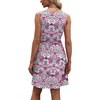 image:imageWIHOLL Womens Summer Dress 2026 ALine Sleeveless Casual Sundress with Pockets FloralSolidFuchsia Paisley