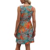 image:imageWIHOLL Womens Summer Dress 2026 ALine Sleeveless Casual Sundress with Pockets FloralSolidOrange Tropical Print