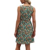 image:imageWIHOLL Womens Summer Dress 2026 ALine Sleeveless Casual Sundress with Pockets FloralSolidVintage Multifloral