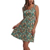 image:imageWIHOLL Womens Summer Dress 2026 ALine Sleeveless Casual Sundress with Pockets FloralSolidVintage Multifloral