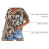 image:imageWIHOLL Womens Summer Tops Short Dolman Sleeve Shirts 2026 Fashion V Neck Outfits Clothes3floral Fierce