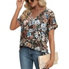 image:imageWIHOLL Womens Summer Tops Short Dolman Sleeve Shirts 2026 Fashion V Neck Outfits Clothes3floral Fierce