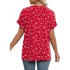 image:imageWIHOLL Womens Summer Tops Short Dolman Sleeve Shirts 2026 Fashion V Neck Outfits Clothes3red Spot