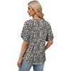 image:imageWIHOLL Womens Summer Tops Short Petal Sleeve Shirts Fashion V Neck Womens ClothingFloral 014