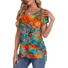 image:imageWIHOLL Womens Tops Basic Summer V Neck T Shirts Short Sleeve Dressy Casual Loose Fit Cute Tee Clothes Trendy Fashion Outfits4coconut Bloom