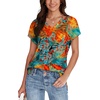 image:imageWIHOLL Womens Tops Basic Summer V Neck T Shirts Short Sleeve Dressy Casual Loose Fit Cute Tee Clothes Trendy Fashion Outfits4coconut Bloom