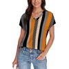 image:imageWIHOLL Womens Tops Basic Summer V Neck T Shirts Short Sleeve Dressy Casual Loose Fit Cute Tee Clothes Trendy Fashion Outfits4polka Dot