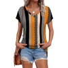 image:imageWIHOLL Womens Tops Basic Summer V Neck T Shirts Short Sleeve Dressy Casual Loose Fit Cute Tee Clothes Trendy Fashion Outfits4polka Dot