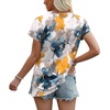 image:imageWIHOLL Womens Tops Basic Summer V Neck T Shirts Short Sleeve Dressy Casual Loose Fit Cute Tee Clothes Trendy Fashion Outfits4watercolor Floral