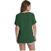 image:imageWIHOLL Womens Tops Short Sleeve V Neck Tshirts with Mock Up Pocket Fahion Summer Clothes Loose FitGreen