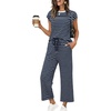 V-navy Blue Stripes
