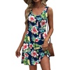 Navy Tropical Print