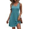 Solid Aqua Blue