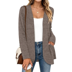 image:imageWIHOLL Cardigan Sweaters Fall Fashion Long Sleeve Shirts Casual01khaki