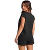 image:imageWIHOLL 2 Piece Sets for Women Casual Summer Travel Vacation Outfits Cap Sleeve Shorts Lounge SetBlack